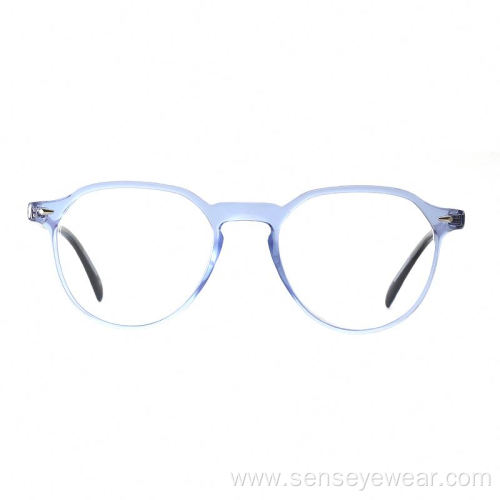 Round Ladies Designer ECO Acetate Optical Glasses Frame